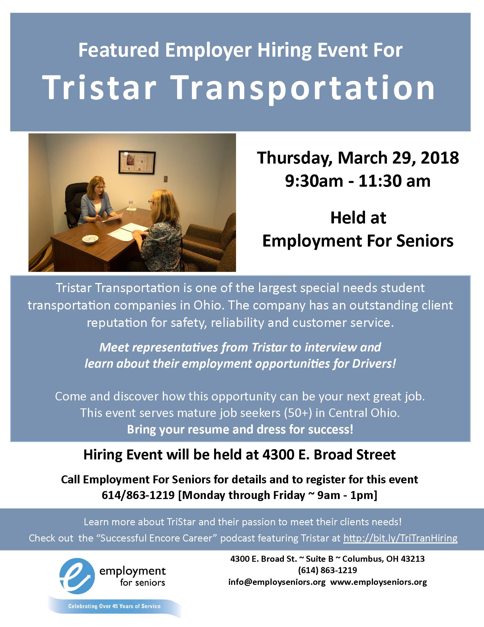 Hiring Event Tristar Transportation